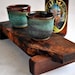 reclaimed live edged MANGO serving/sushi board