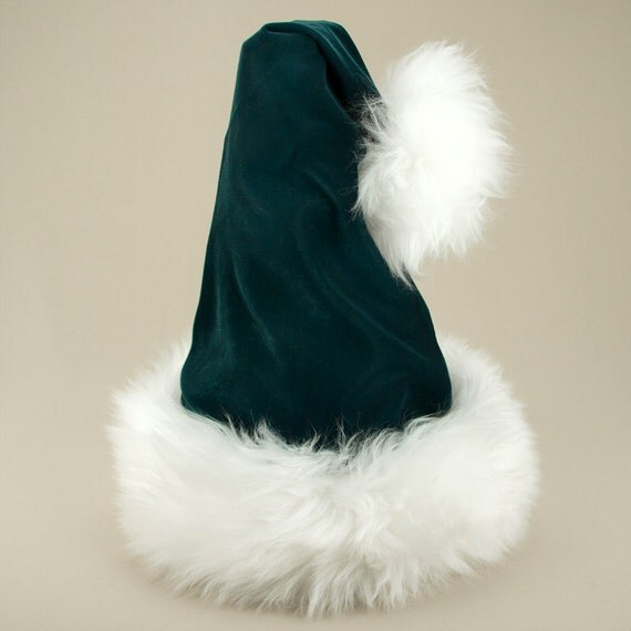 donner green velvet santa hat reversible to tartan donner green velvet santa hat reversible to tartan
