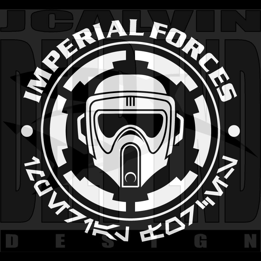 Star Wars BIKER SCOUT stormtrooper Imperial Cog T-Shirt screen