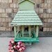 Vintage - Joyous Jadeite - Architectural - Hand Crafted Bird Feeder - Shabby Cottage CHIC Display