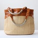 vintage straw shoulder satchel