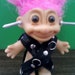 Punk Goth Altered Troll Doll OOAK