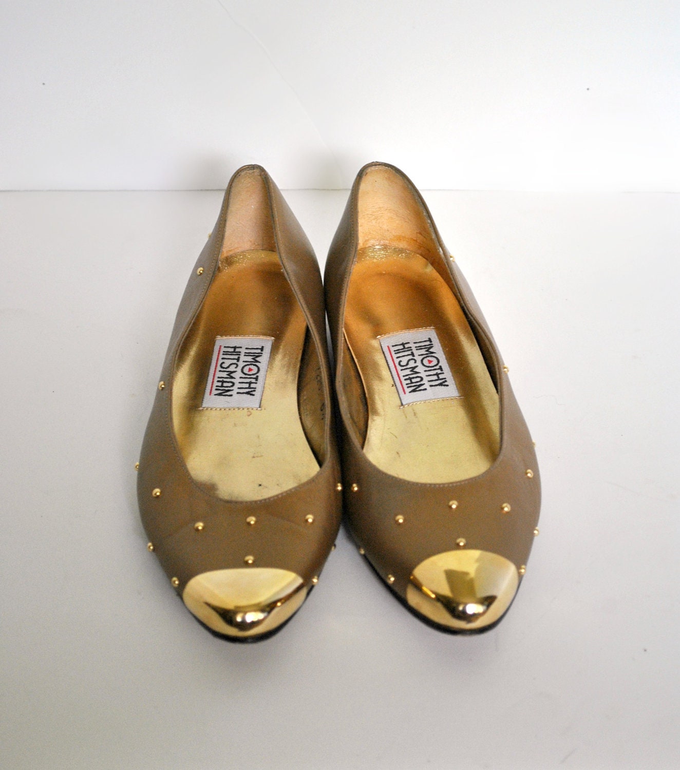 bronze flats for women