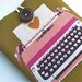 Typewriter Kindle Cover 6" Kindle Paperwhite or Nook Simple Touch Case Galaxy Tab 3 7.0, 8.0 Cover