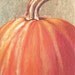 Original pumpkin painting for Halloween or Thanksgiving decorating