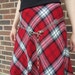 90s Grunge Plaid Skirt Lined