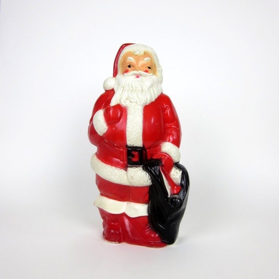 SHOP SALE Blow Mold Santa 60s / Vintage Empire Plastics