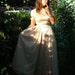 SALE Champagne Princess Bridesmaid Dress M/L