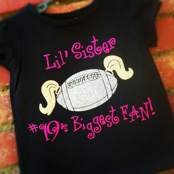 Download Items similar to little sister football custom shirt on Etsy