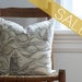SALE gray ships pillow cover
