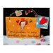 Whimsical SILVESTRI Ceramic IMAGINATION Wall Plaque by Sandra Magsamen