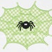 360 Spider Web Machine Embroidery Applique Design