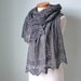 Izumi, Crochet shawl pattern, PDF