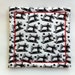 Coaster in Sewing Machine Fabric Made on Willcox & Gibbs Chain Stitch Machine, Signed