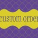 Custom order for Yoges - Blue carry on hobo bag