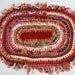Sale --- Oval Rag Rug --- Indian Summer --- Photo Prop --- Changing Mat --- Pet Mat