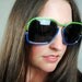 Vintage Retro Oversized Sunglasses - Made in Austria