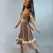 70s vintage BOHEMIAN dress / 70s Hippie Dress / Empire Waist Sun Dress / Calico Prairie Dress w/ Lace Trims & Ruffle Skirt XS / S