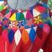 Huipil Guatemalan Vintage Cotton embroidered shirt ethnic