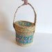 Vintage wicker Tote Rafia Purse