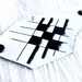 60% OFF- Checker Pattern Leather Cuff, Handpainted Black and White Cuff Bracelet, Metal Snap Cuff