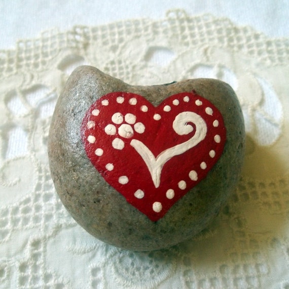 Heart Rock Art