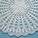 RESERVED LISTING Crochet Star Doily White Cotton Handmade Lace Heirloom Quality