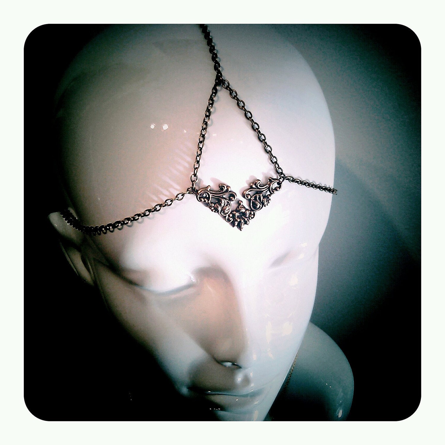 chain crown headpiece