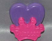 Recycled Crayons Heart and Tiara Shaped, Party Set for 12 Kids, Total of 24 Crayons. Il_170x135