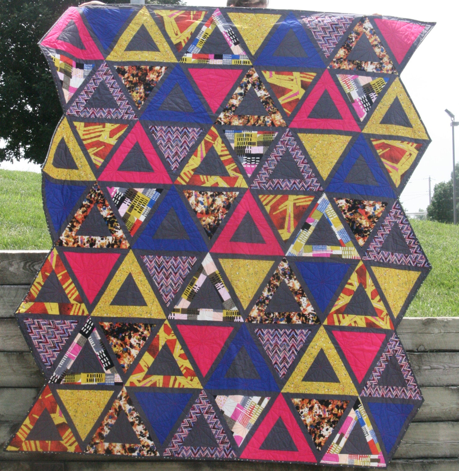 Modern Quilt Kit Center City Chopsticks by ModernQuilter on Etsy