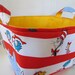 Fabric Organizer Storage Bin Container Basket XLarge "Dr Seuss" 10 x 10 x 7