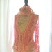 Romantic lace shirt, cottage wrap, shabby pink, womens clothing, boho, country chic clothing, gypsy cowgirl