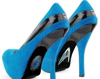 Custom hand painted Star Trek shoes