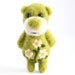 Flower Bear With Cammomiles, brooch