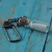 Real Wolf Bone Powder in a Bottle Keychain