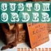 Custom listing for Maria