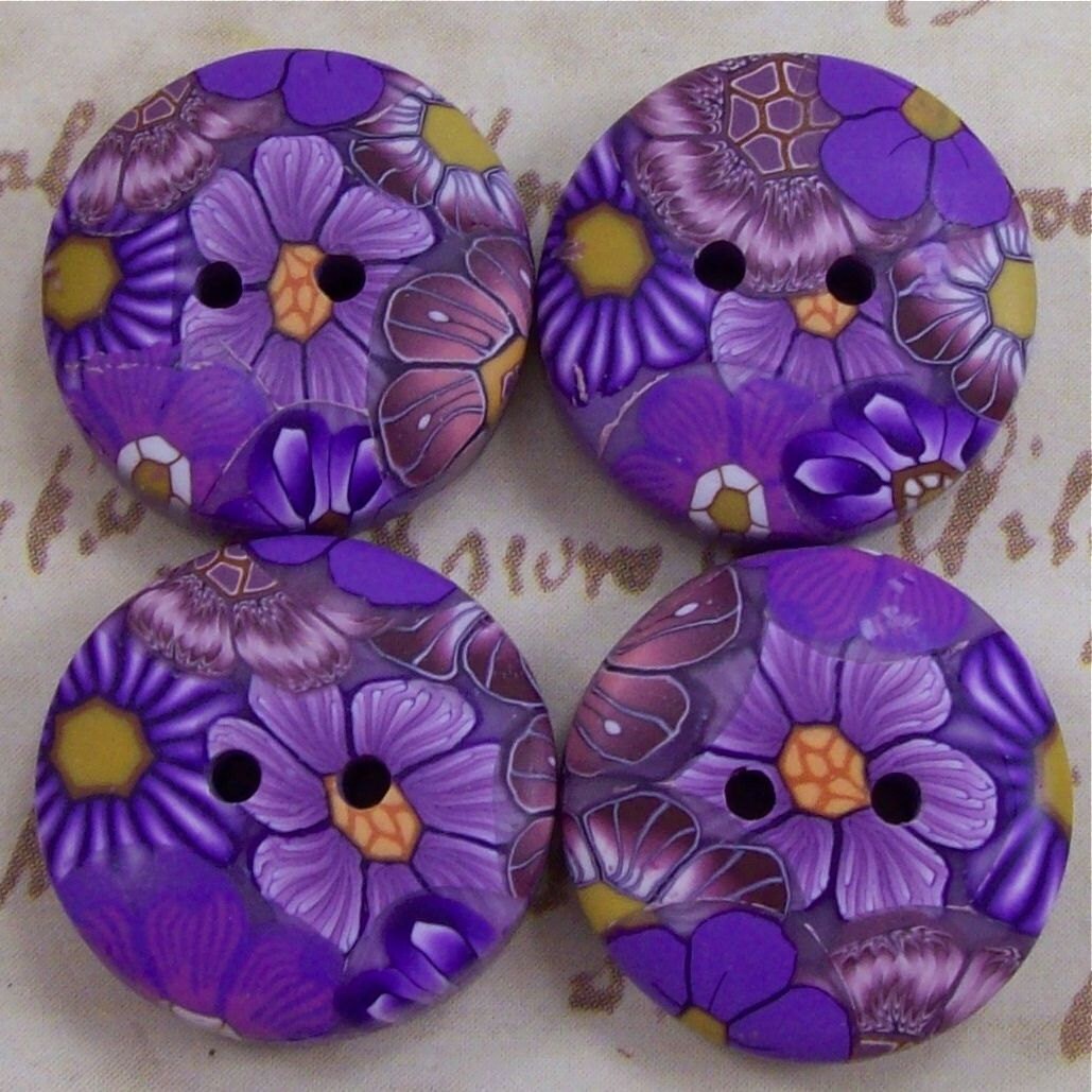 Handmade Polymer Clay Buttons