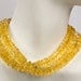 Citrine Heishi Rondelles, Smooth, Wheels, Tyres, Citrine Heishi - 7 to 10.5mm - 8" Strand - 59 Rondelles