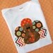 Turkey Appliqued Shirt - Boy - Long or Short Sleeve- - personalized