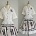 vintage 1950s dress / rare 50s novelty print full skirt cotton dress / Heritage