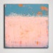 Abstract Painting turquoise and pink Original