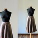 Vintage 1970s skirt. 70s tartan skirt. wool skirt