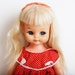 Vintage 60s MOD Blonde Big Eye Horsman Teenie Bopper Doll