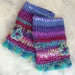 Colorful Crochet Wrist Warmers - Fingerless Gloves