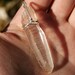 Lemurian Seed Key Crystal Ancient Clear Quartz Point Pendant Wrapped in Sterling Silver