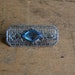 1920s filigree pin / tiny pin / RAIN CLOUD