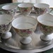 Chintz China Cups , teacups / demitasse