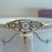 RESERVED. Deco Diamond Ring. Old European Cut Diamond. Circa 1920s.
