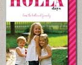 Photo Holiday Card - Set of 24 - Happy Holla Day by Flair Designery Il_170x135