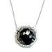Diamond Necklace, Rose Cut Diamond, Black Diamond Necklace, Rose Cut Diamond Necklace, Rose Cut Black Diamond Gold Necklace, OOAK, Nixin
